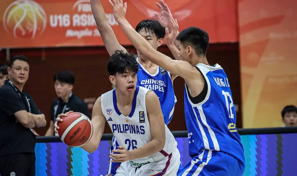 Gilas Youth falls to Chinese Taipei in FIBA U16 Asia Cup opener