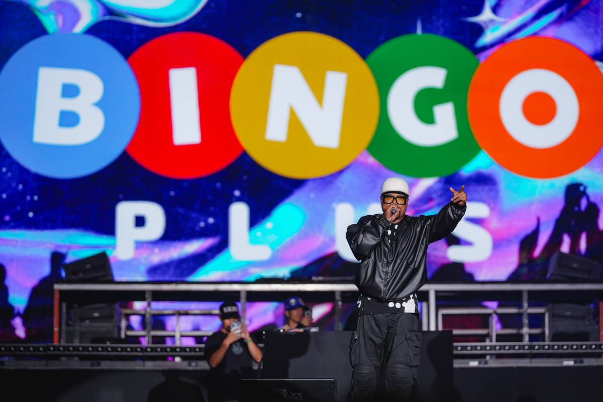 Black Eyed Peas’ Apl.de.Ap performing their popular song ‘Bebot’