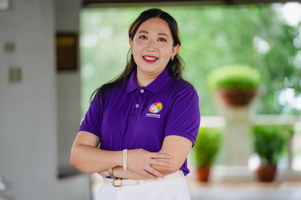 Executive Director of BingoPlus Foundation, Angela Camins-Wieneke during the Asian Development Tour Players Championship.