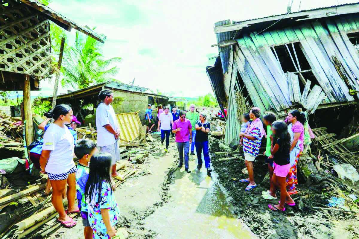 President Ferdinand Marcos, Jr. visited Negros Occidental’s La Castellana town on November 15, 2025, to personally assess the condition of residents severely affected by Typhoon “Tino.” La Castellana is among the worst-hit towns in the province, suffering extensive losses in lives, infrastructure and agriculture. (Bongbong Marcos / Facebook photo)