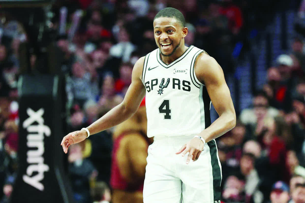 SAN ANTONIO SPURS GUARD DE'AARON FOX (Jaime Valdez / Imagn Images / File photo)
