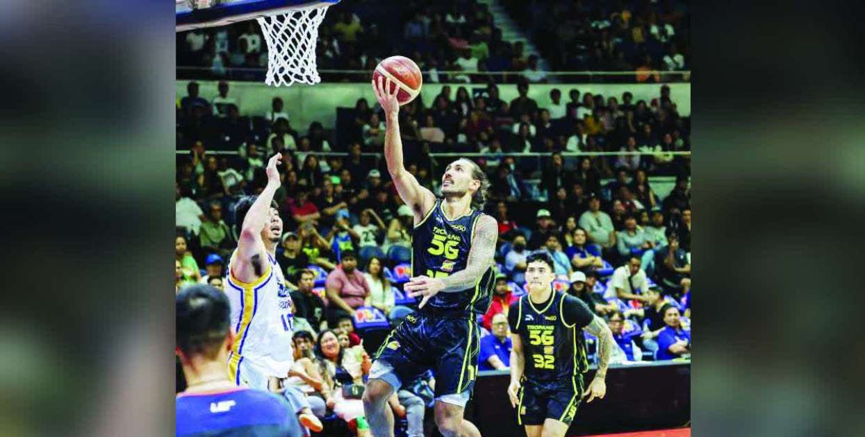 Jordan Heading in action for TNT Tropang 5G against the Magnolia Chicken Timplados Hotshots in the PBA Season 50 Philippine Cup on December 21, 2025, at the Araneta Coliseum. (PBA Media photo)