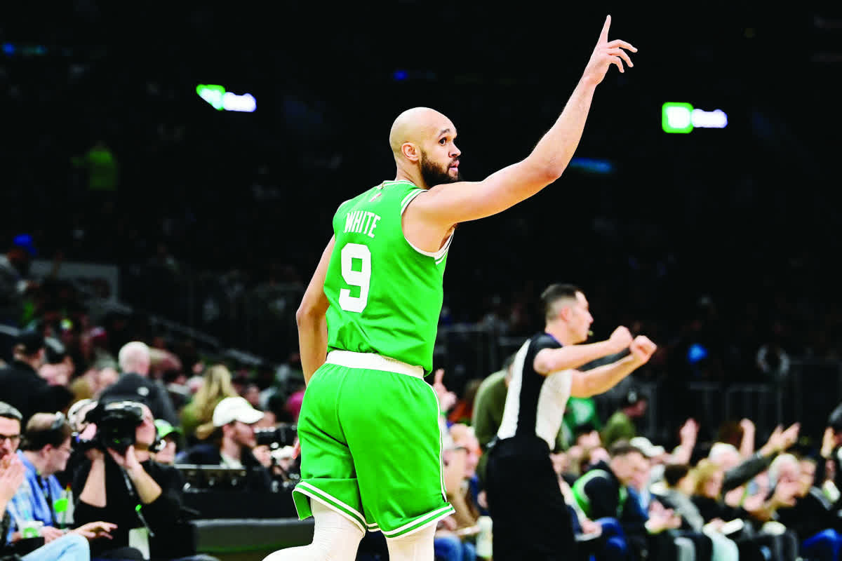 BOSTON CELTICS GUARD DERRICK WHITE (Eric Canha / Reuters / File photo)