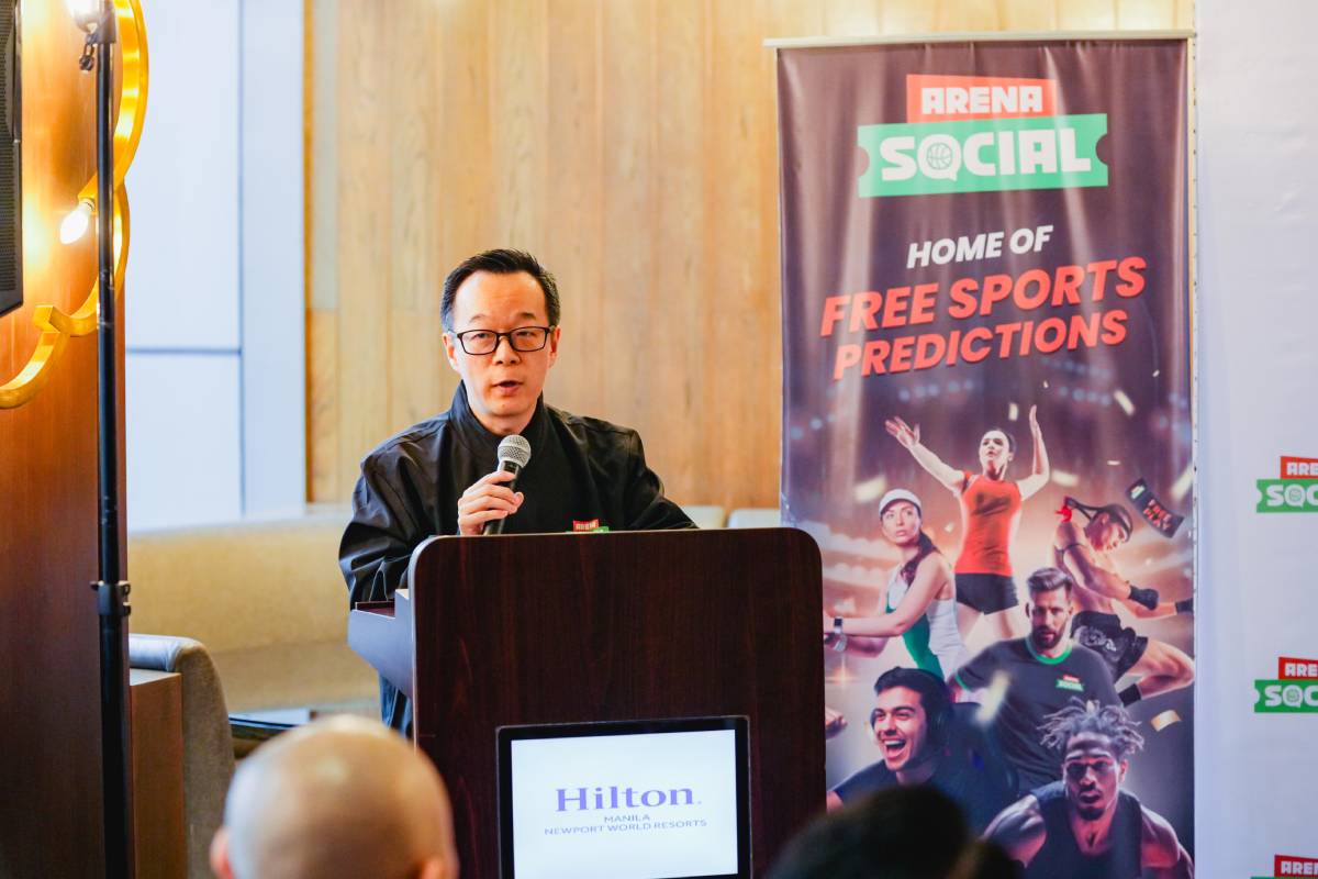 ArenaSocial Managing Director Erick Su delivering his opening message.