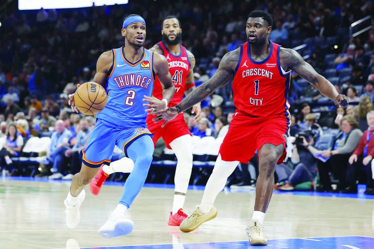 Shai’s 29 leads Thunder past Pelicans