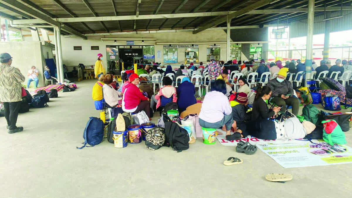 At least 225 passengers were stranded at the Bredco Port in Bacolod City yesterday, February 5, 2026, following the cancellation of sea trips due to Tropical Storm “Basyang.” The Bacolod Disaster Risk Reduction and Management Council assisted the affected passengers by providing transportation and temporary shelter for those unable to return home or proceed to their destinations. (Lev Salcedo Deximo / Facebook photo)