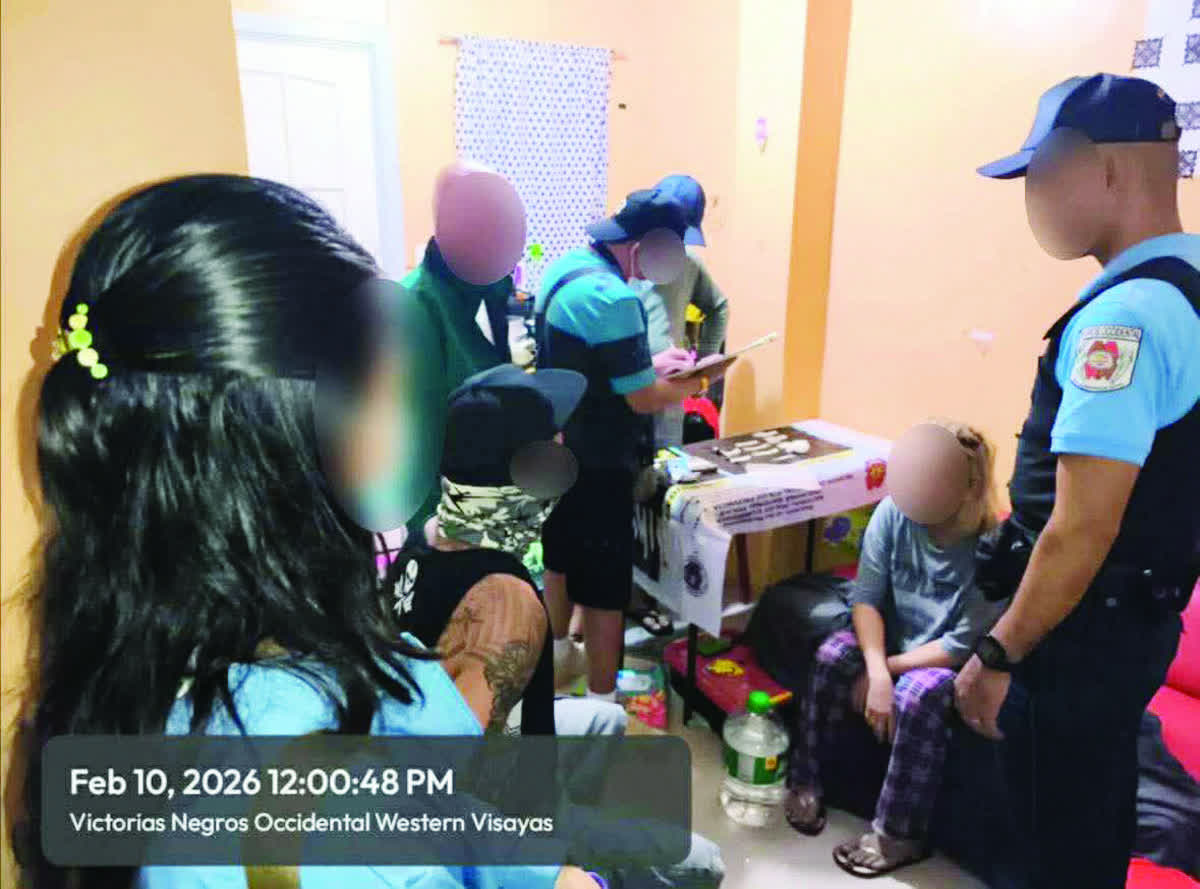 The Police Regional Office in the Negros Island Region arrested a high-value individual and a street-level individual during a buy-bust operation at Barangay 5 in Negros Occidental’s Victorias City on February 10, 2026. Police seized around 110 grams of suspected shabu valued at P748,000. (PRO-NIR photo)
