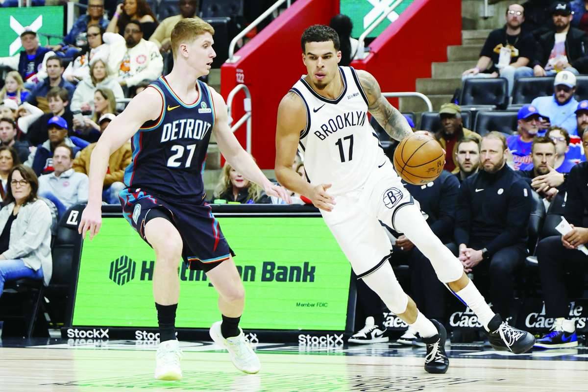 Porter, Nets surge late to stun Pistons