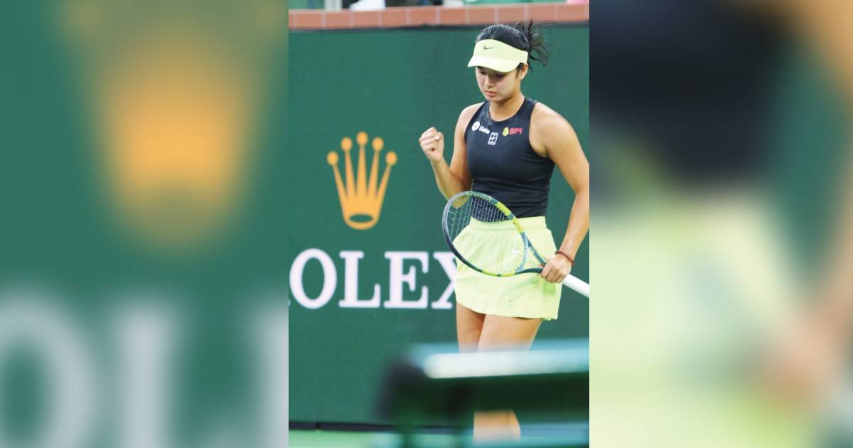 Eala exits Indian Wells