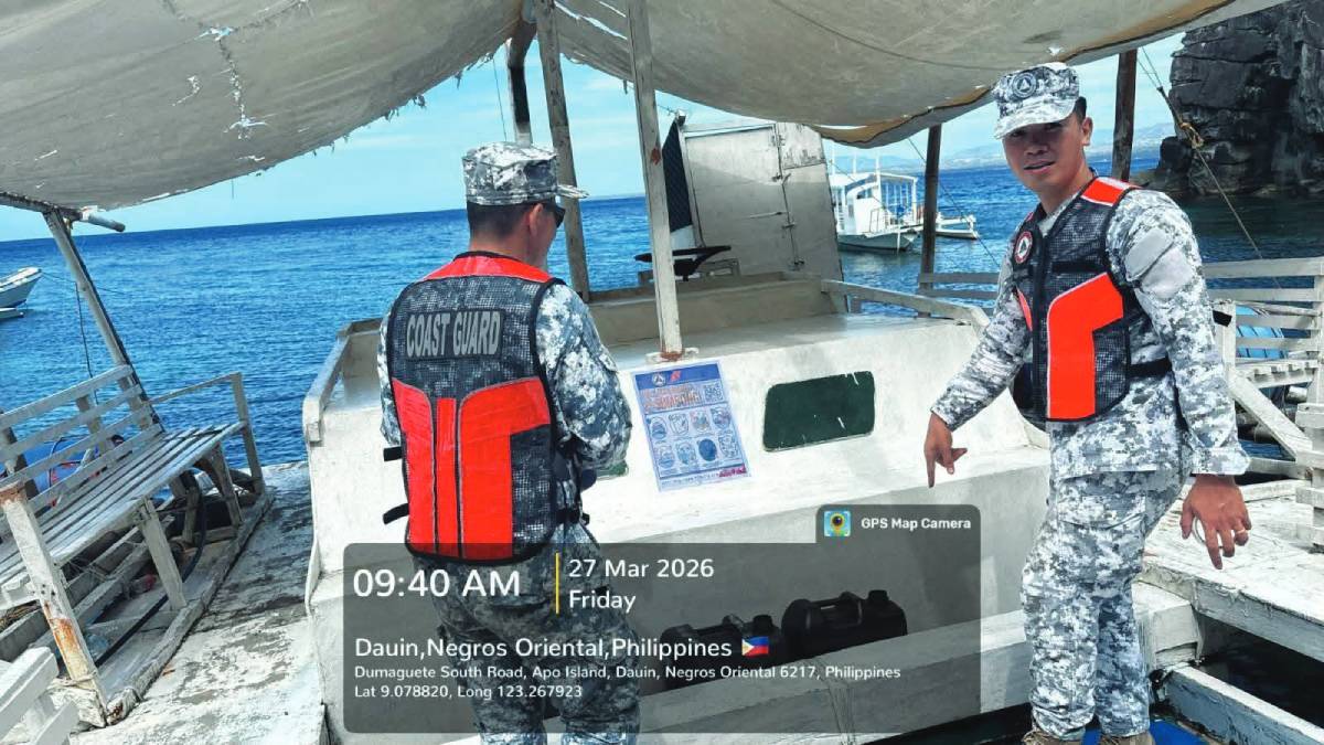 The Coast Guard conducts daily monitoring of passenger numbers to prevent overloading of commercial vessels amid expected travel volume for Holy Week and summer. (PCG photo)