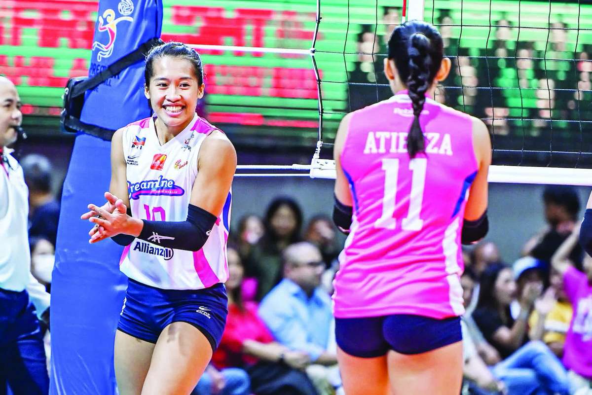 Negrense Bernadette Pons powered the Creamline Cool Smashers with an all-around performance, finishing with 22 points to anchor both offense and floor defense and be named PVL finals MVP. (PVL photo)