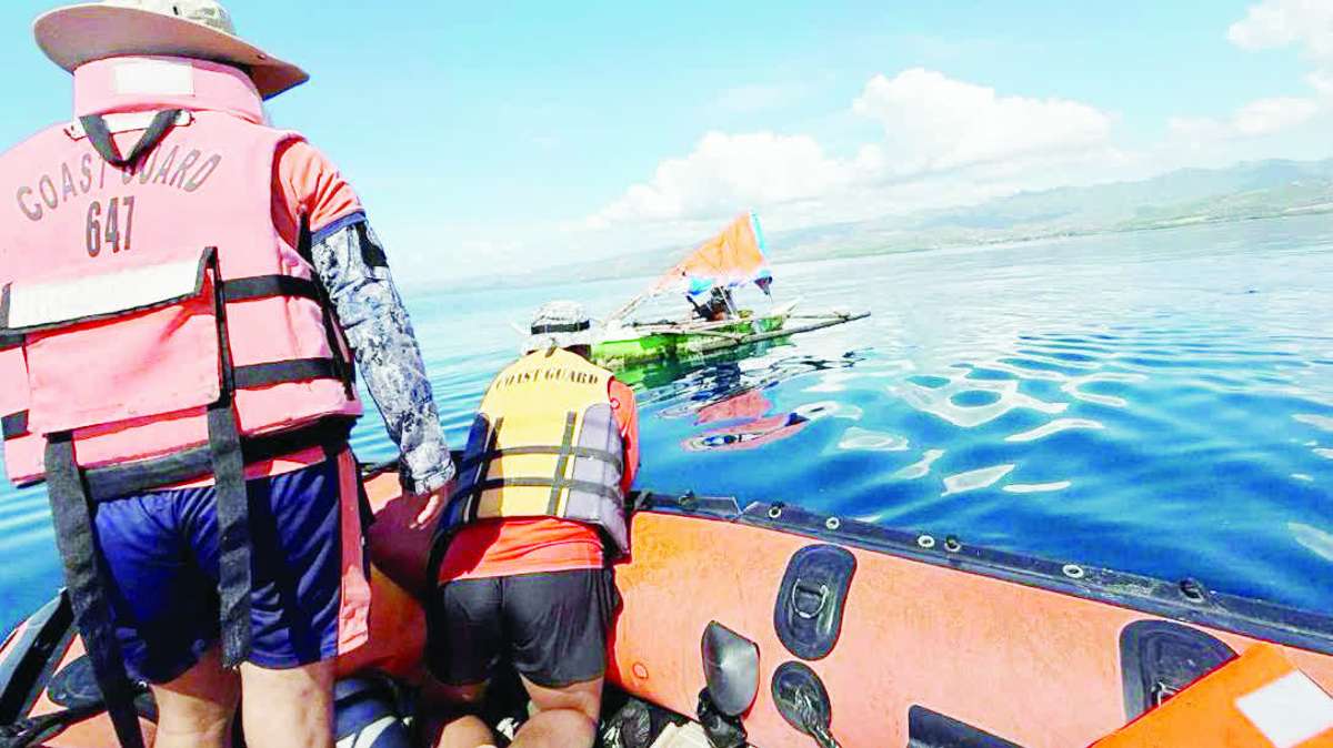 The victim had reportedly been struggling with depression, raising the possibility that he may have jumped overboard during the trip. (PCG photo)