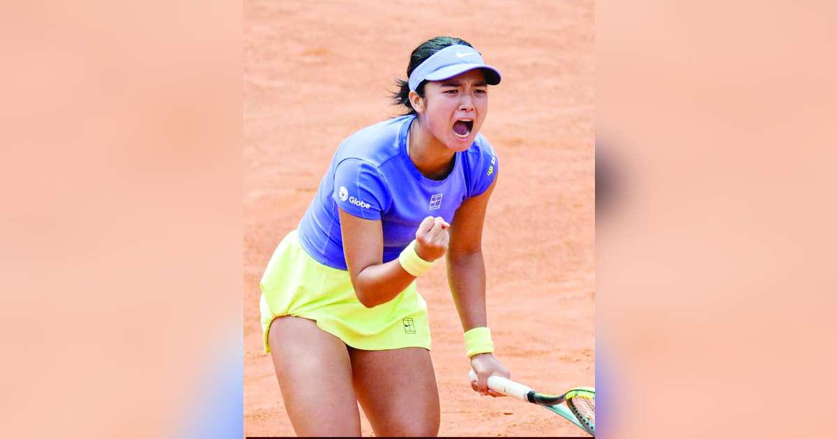 Negrense tennis star Alex Eala heads into Strasbourg Open’s main draw after another solid showing on clay at the Italian Open, where she advanced to the third round before losing to World’s No. 2 Elena Rybakina. (File photo)