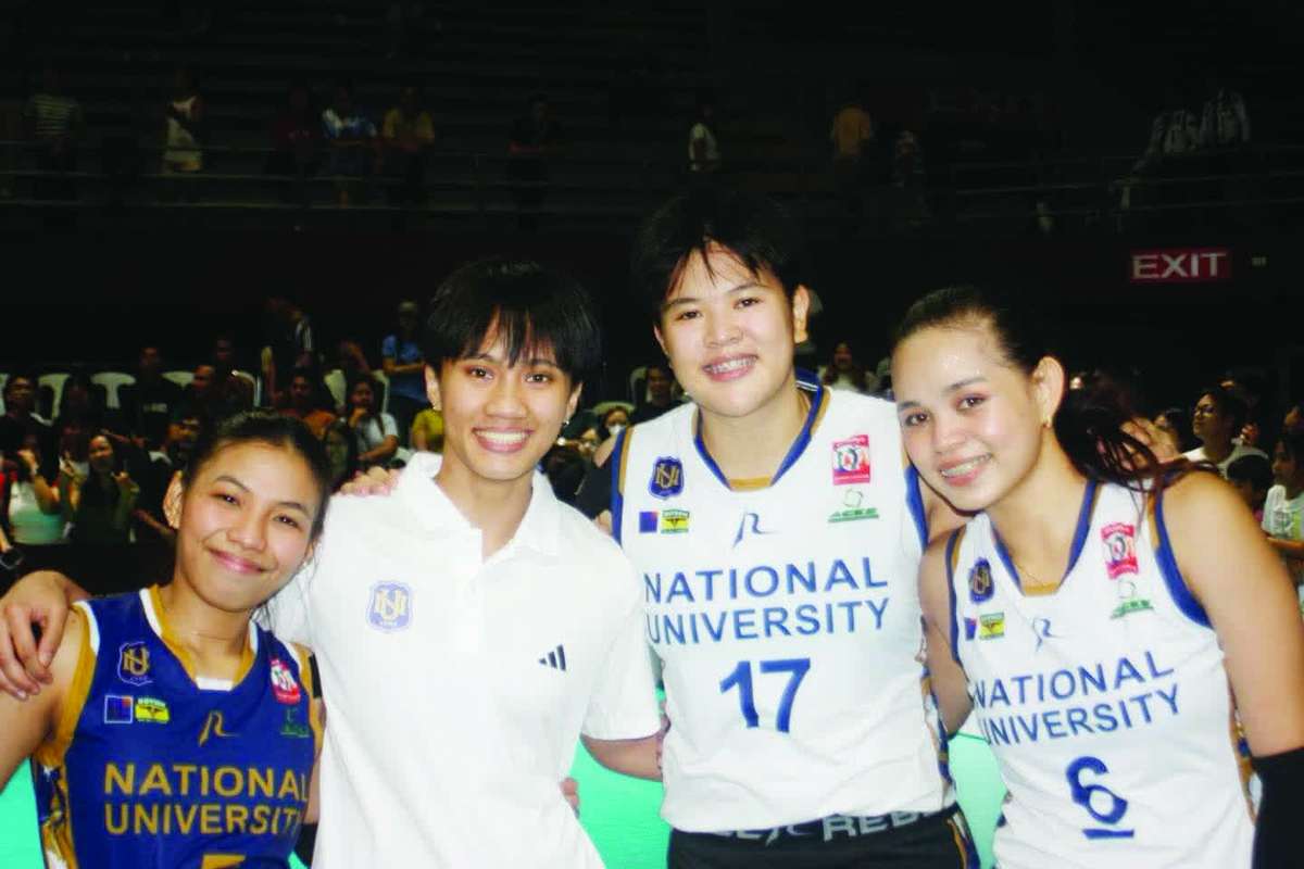 Shaira Jardio, Myrtle Escanlar, Chamy Maaya, and Evangeline Alinsug are returning for another season with the National University Lady Bulldogs. (Facebook photo)