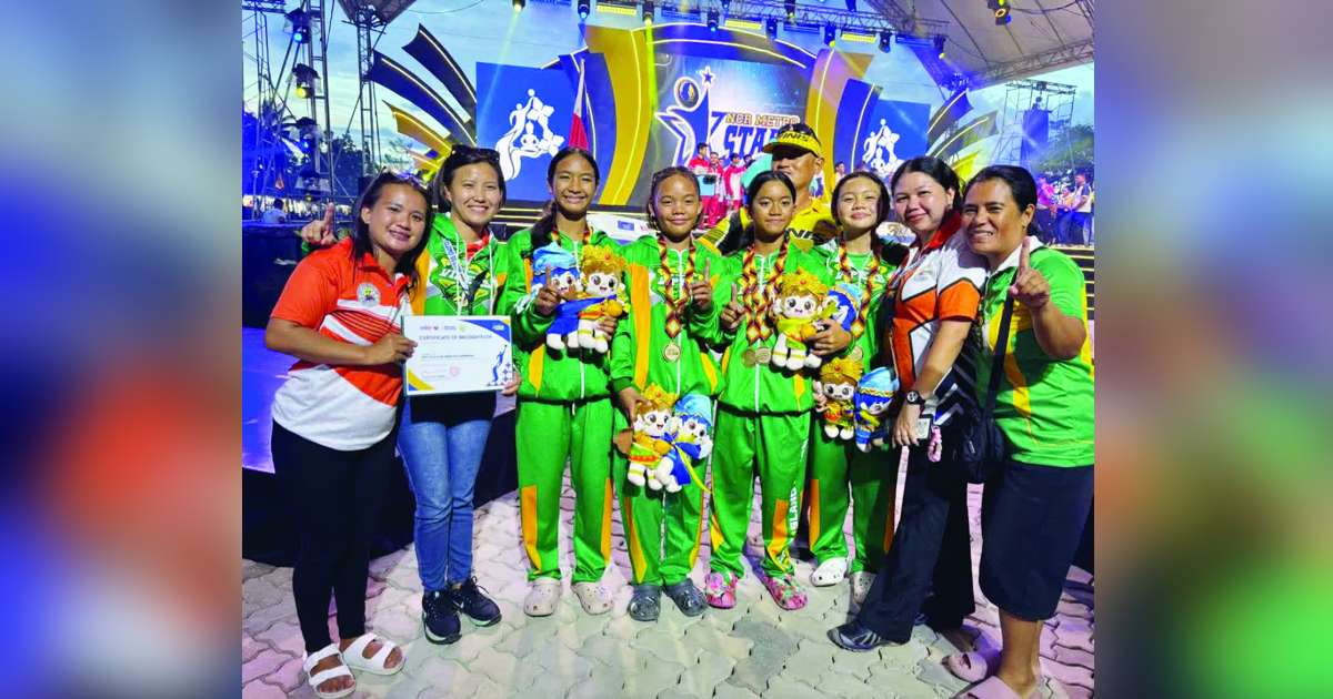 The Negros Island Region captured the gold medal in the girls’ 50-meter backstroke event and 4x50-meter elementary girls free relay during the 66th Palarong Pambansa. (Contributed photo)