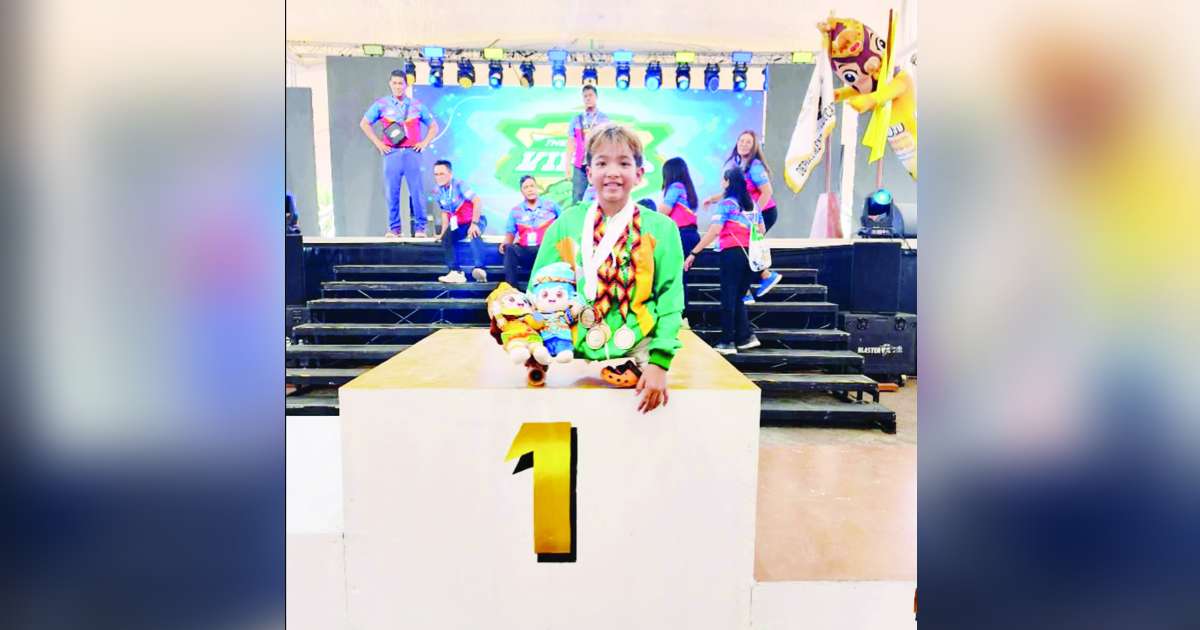 Negros Island Region’s Zach Lucas Obsioma topped two events of the para swimming competition during the 2026 Palarong Pambansa, bagging two gold medals in the weeklong sporting event. (Edwin Mabugat photo)