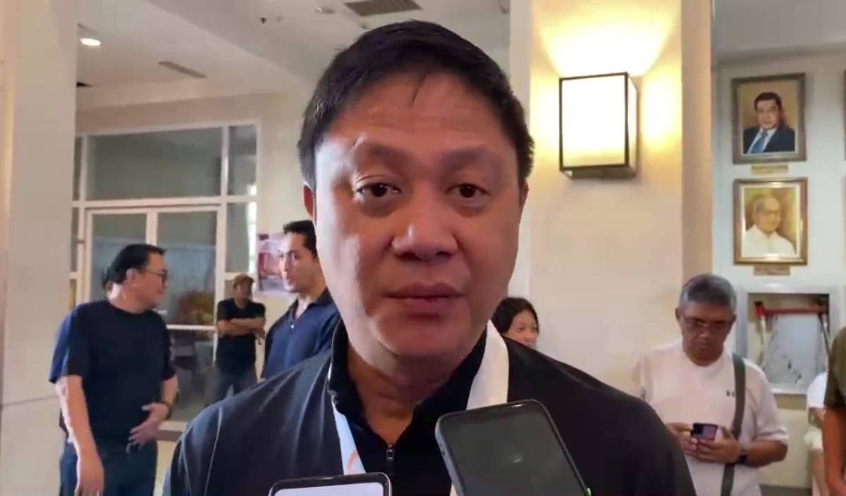 Philippine Sports Commission Chairman Patrick C. Gregorio. Screenshot from Cesar Jolito III's video