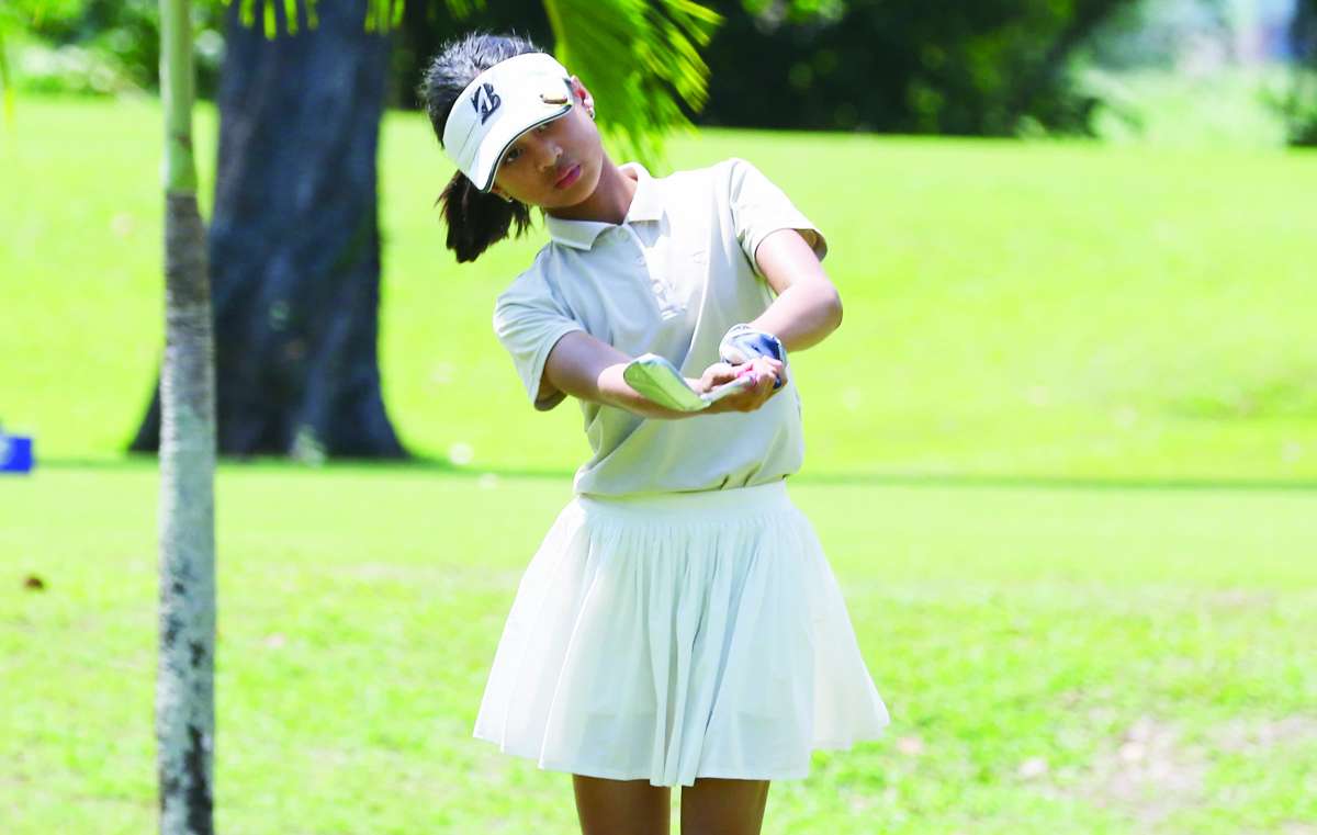 Ana Marie Aguilar locked into a high-stakes showdown of grit, nerves and shifting fortunes that came down to the absolute wire. (ICTSI photo)