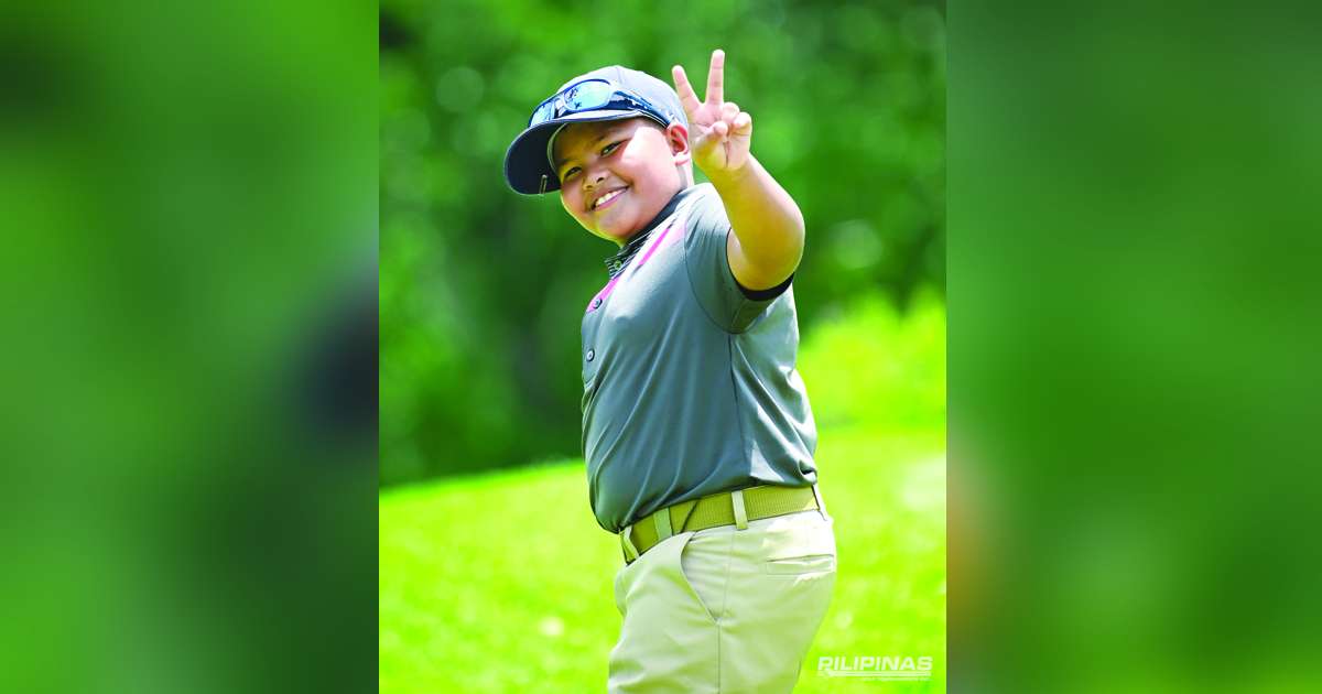 Stephen Clementer braved tough conditions to seize control of their respective divisions at the start of the ICTSI Bacolod Junior PGT Championship in Bacolod City. (ICTSI photo)