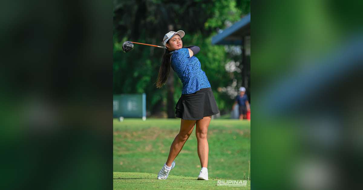 Marqaela Dy, who won the opening two legs of the series, returned to the ICTSI North vs. South Elite Junior PGT finals after missing several events because of school commitments. (ICTSI photo)