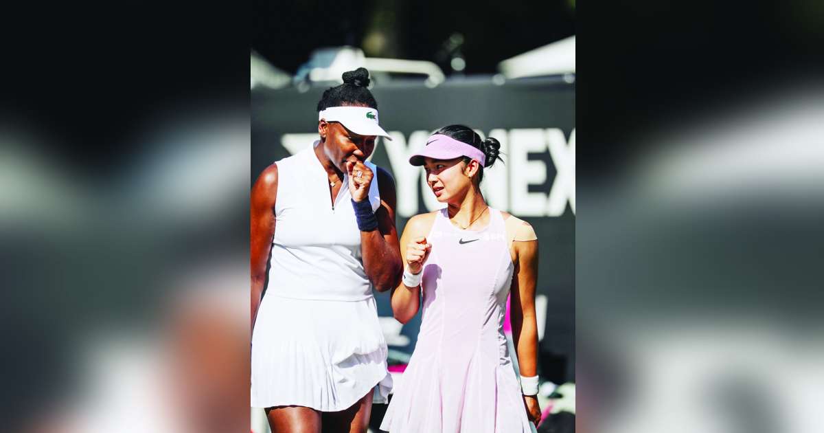 Alex Eala and Venus Williams bowed out of their Bad Homburg Open women's doubles campaign. (Bad Homburg Open photo)