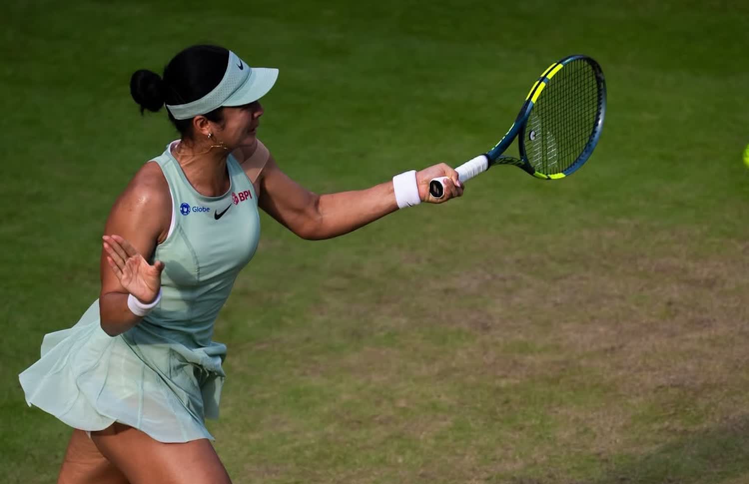 Alex Eala, who entered the Berlin Open as a wildcard, overcame an early deficit in the opening set before completing the straight-sets triumph over the former Wimbledon champion. (Berlin Open photo)