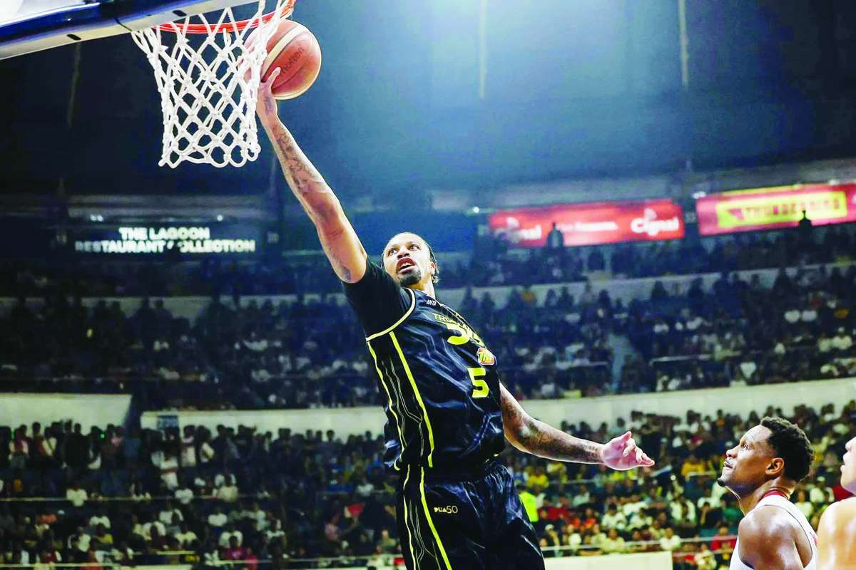 TNT Tropang 5G star Chris McCullough against the Barangay Ginebra San Miguel Kings in Game 6 of the PBA Season 50 Commissioner’s Cup finals. (PBA Images)