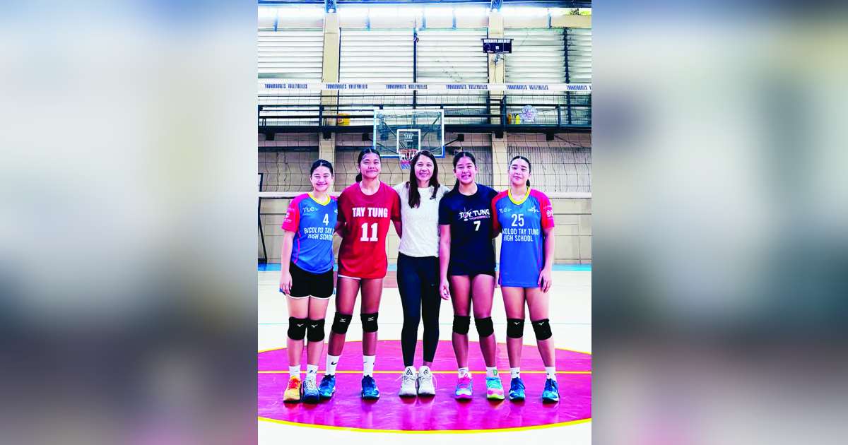 Four Bacolod Tay Tung High School Thunderbolts volleyball players were selected to compete in the ABP Legacy Youth Invitational Tournament in Boracay from July 4 to 6, 2026. (Jose Montalbo photo)
