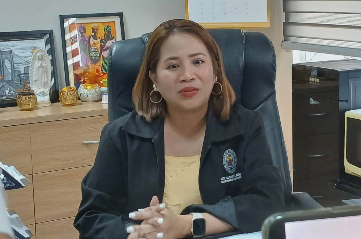 Bacolod Environment and Natural Resources Office (BENRO) officer-in-charge Lawyer Allyn Luv Dignadice