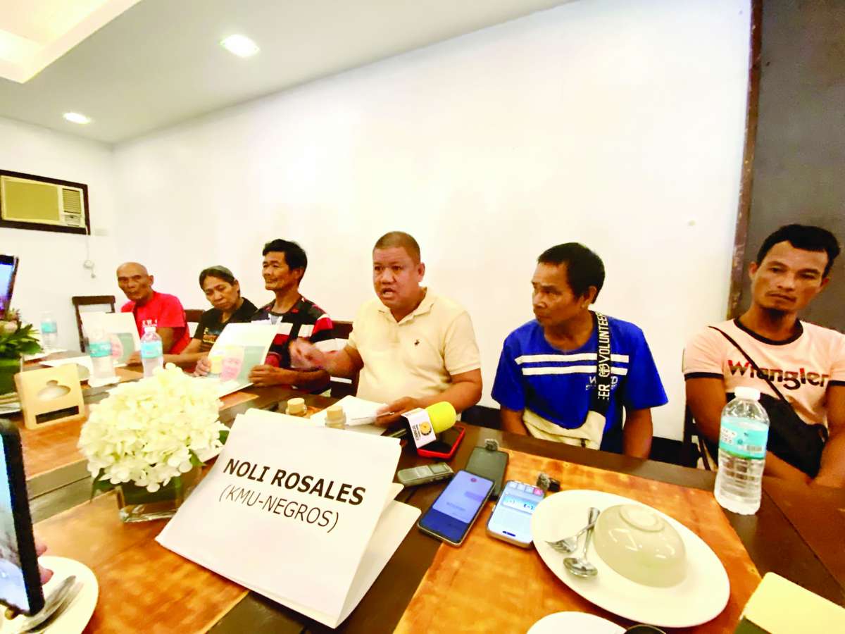 Sugar farm workers from Hacienda Lolita in Cadiz City’s Barangay Luna attended a press conference in Bacolod City on July 18, 2026, where they appealed for the intervention of the Department of Agriculture and the Sugar Regulatory Administration over the alleged non-payment of their three percent Sugar Amelioration Bonus share, minimum wage deficiencies and other labor benefits. The workers have also filed a complaint before the Department of Labor and Employment, seeking justice over alleged labor law violations after years of service in the sugar industry.