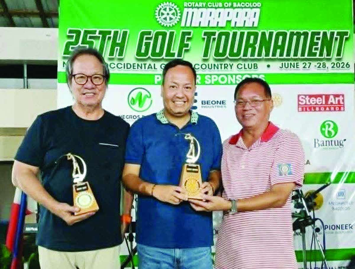 Joemarie Limjap emerged as the Best Net champion in the 25th edition of the Rotary Club of Bacolod - Marapara's Golf for a Cause tournament. (Contributed photo)