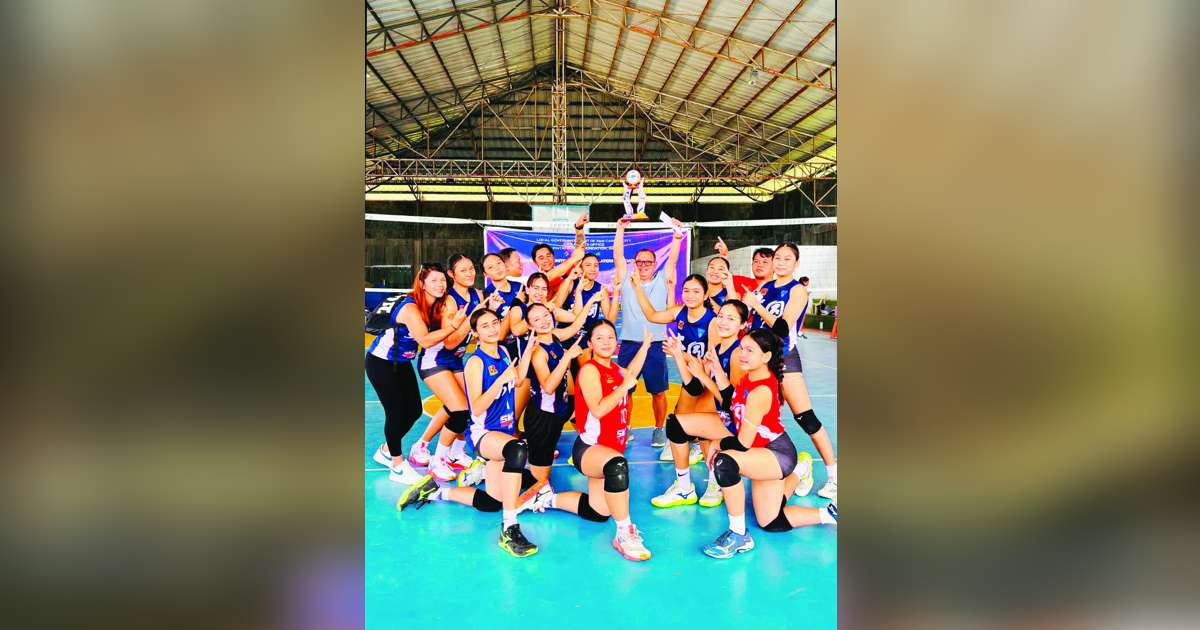 The Bacolod Tay Tung High School Thunderbolts had a dominant performance from start to finish, sweeping the University of Negros Occidental - Recoletos, 25-17, 25-14, in the championship match. (Jose Montalbo / Facebook photo)