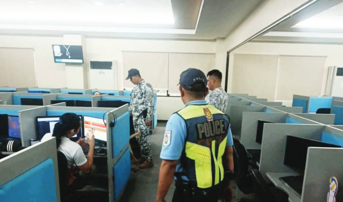 Personnel of the San Carlos Component City Police Station, assisted by the Philippine Coast Guard San Carlos Canine Unit and the City Disaster Risk Reduction and Management Office, conducted bomb detection and security inspections at key establishments in San Carlos City on Saturday, July 11, following an alleged bomb threat posted on social media. Authorities found no explosives or suspicious items and have launched a cybercrime investigation to identify the person behind the online post. (PRO-NIR photo)